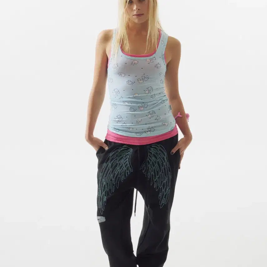 [BUNJANG] Sculptor Angelic Sweatpants Black / 스컬프터 Angelic Sweatpants Black