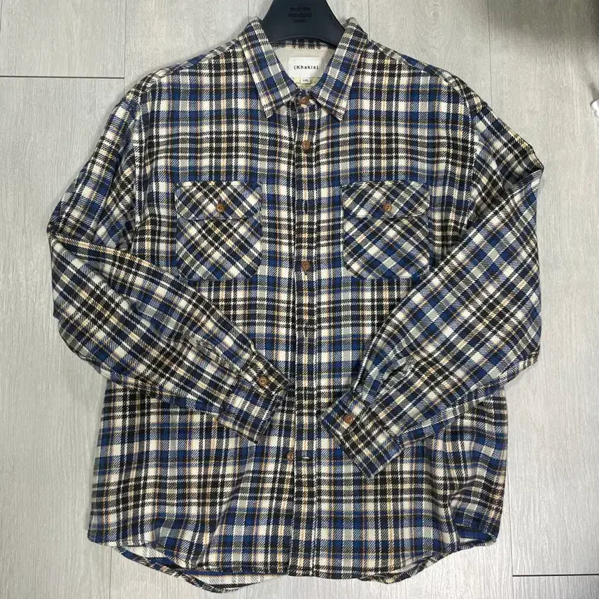 [BUNJANG] Cakies Shirt Royal Blue Size L / 카키스 셔츠 로얄블루 3사이즈(L)