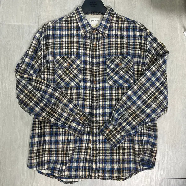 [BUNJANG] Cakies Shirt Royal Blue Size L / 카키스 셔츠 로얄블루 3사이즈(L)