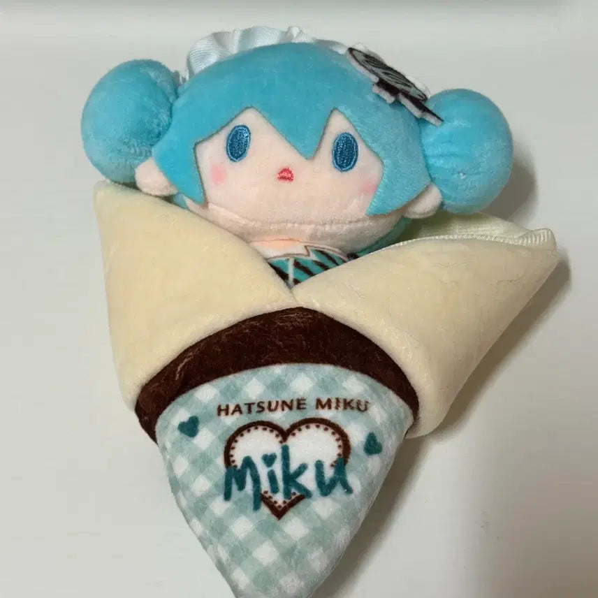 [BUNJANG] Vocaloid Hatsune Miku Crepe Plush Mint Chocolate / 보컬로이드 하츠네미쿠 크레페 누이 민트초코