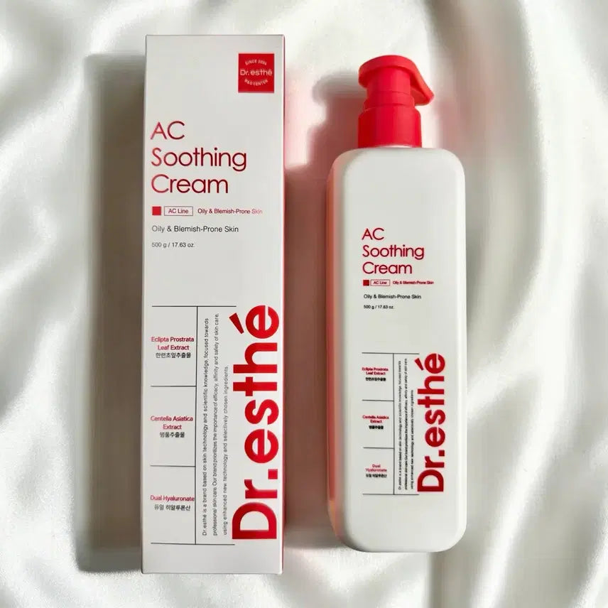 [BUNJANG] Dr.Este AC Soothing Cream 500g / 우체국당일발송 닥터에스떼 에이씨 수딩 크림 500g 대용량 ac 수딩 크림