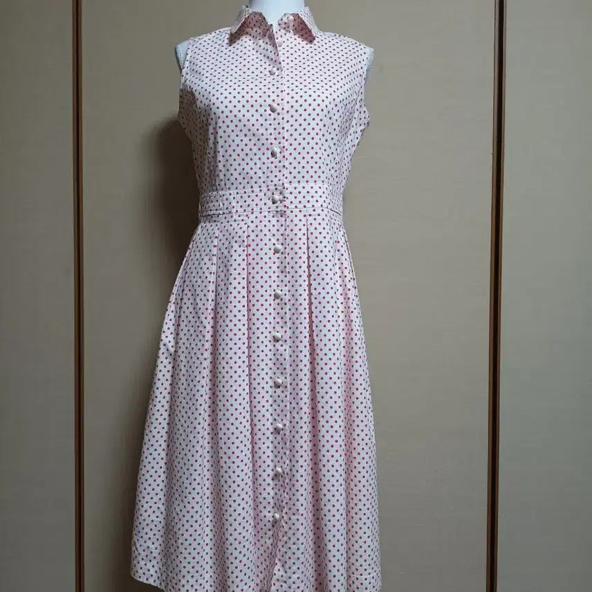 [BUNJANG] BCBG Polka Dot Sleeveless Dress / BCBG 도트 민소매 원피스
