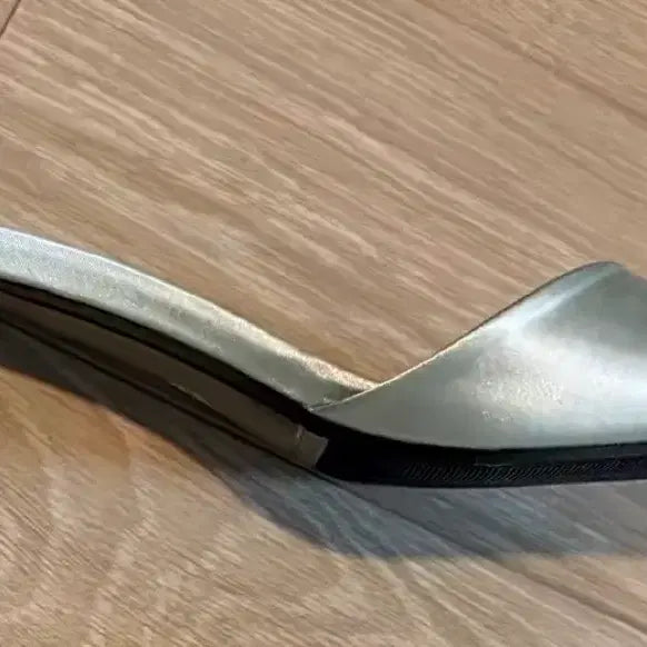 [BUNJANG] Sky Blue 5cm Heel Sandals - Size 245 / 새상품) 샌들 힐 구두 5cm