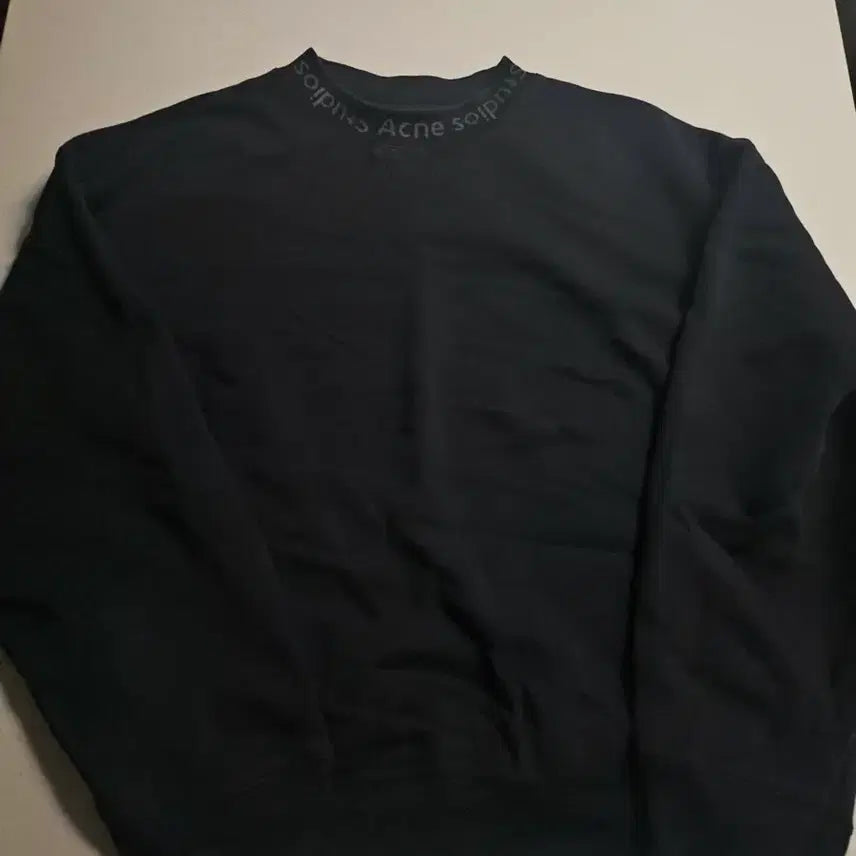 [BUNJANG] Acne Studios Neck Logo Sweatshirt / [M]아크네 플로고 넥로고 맨투맨