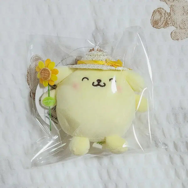 [BUNJANG] Sanrio Moomoo Groomy Sunflower Series Pompompurin Mascot / 산리오 무뉴구루미 따끈따끈 해바라기 시리즈 폼폼푸린 마스코트 팝니다.