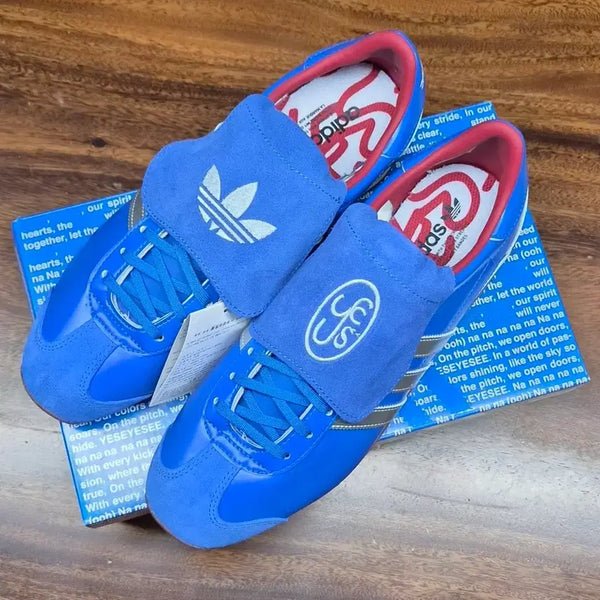 [BUNJANG] Yeseyesee x Adidas Country OG Blue/Silver (280) / [새제품] 예스아이씨 x 아디다스 컨트리 OG 블루/실버 (280)
