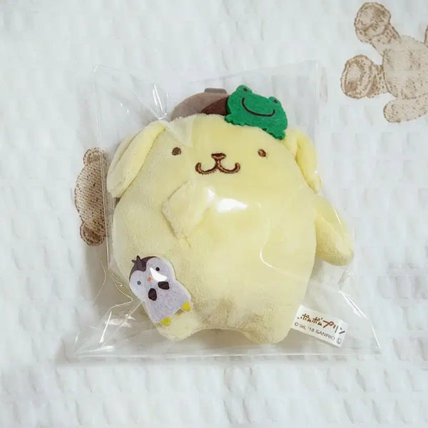 [BUNJANG] Sanrio Pompompurin Mascot Vintage 2018 / 산리오 고전 민트&휘핑과 함께 폼폼푸린 마스코트  팝니다.
