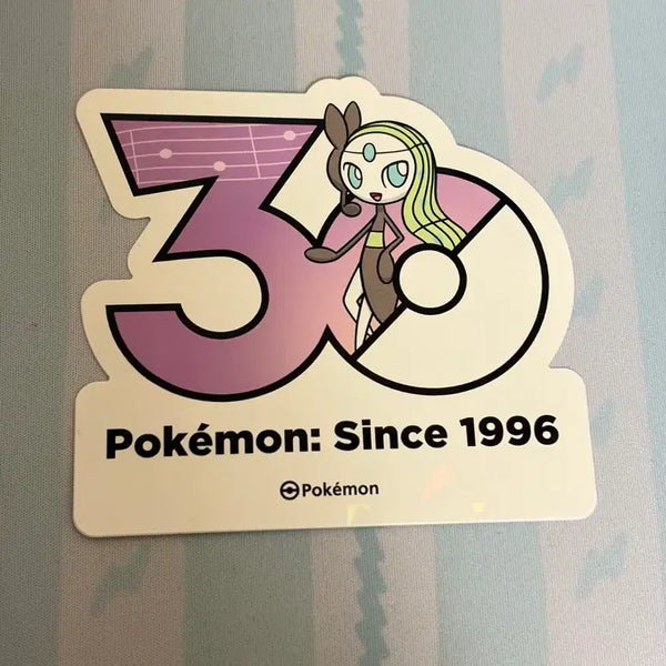 [BUNJANG] Pokemon 30th Anniversary Meloetta Sticker / 포켓몬 30주년 스티커 메로엣타