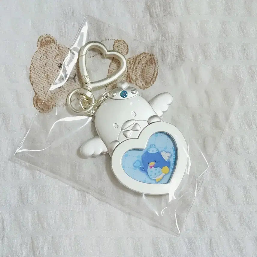 [BUNJANG] Sanrio Yumemiru Dreaming Angel 2 Tuksang Angel Keychain / 산리오 유메미루 꿈꾸는 엔젤2 턱샘 키홀더 팝니다.