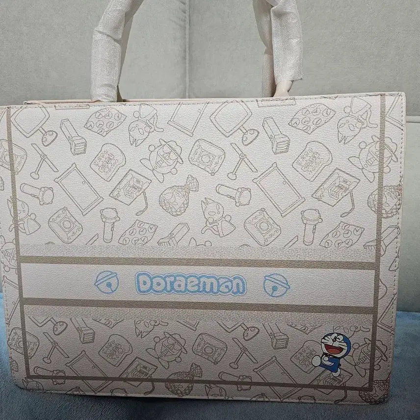 [BUNJANG] Doraemon Character Canvas Tote Bag / 도라에몽 토트백 여성 가방