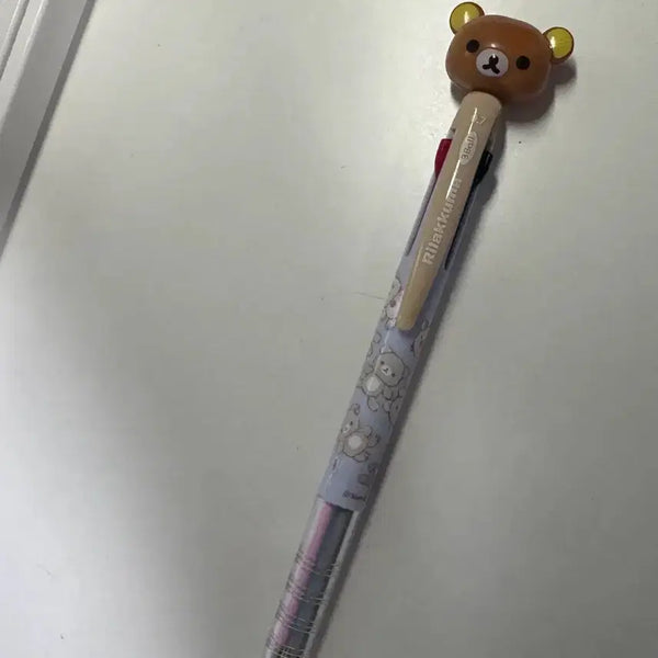 [BUNJANG] Rilakkuma 3-Color Mascot Figural Ballpoint Multi Pen / 리락쿠마 3색 마스코트 피규어 볼펜 멀티펜