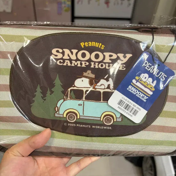 [BUNJANG] Snoopy Picnic Mat Khaki / 스누피 피크닉 매트 카키
