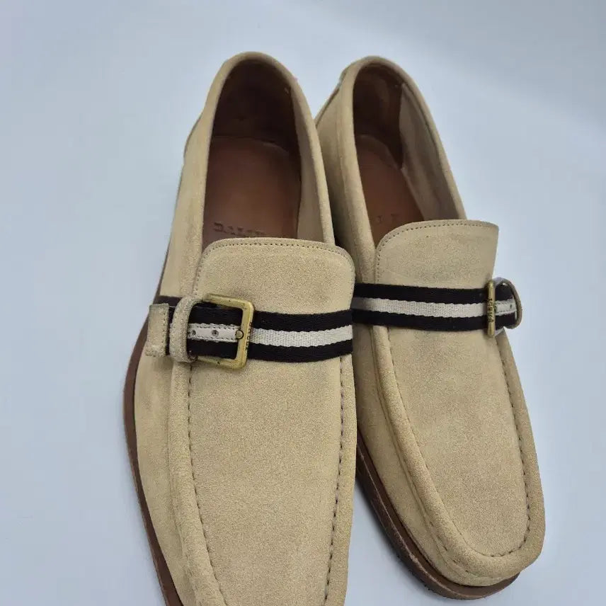 [BUNJANG] Bally Suede Loafers Beige US 9 / 발리 로퍼 베이지 스웨이드 270