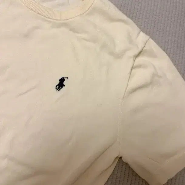 [BUNJANG] Polo Ralph Lauren Knit Short Sleeve Navy Pony Embroidery / 폴로 니트 반팔