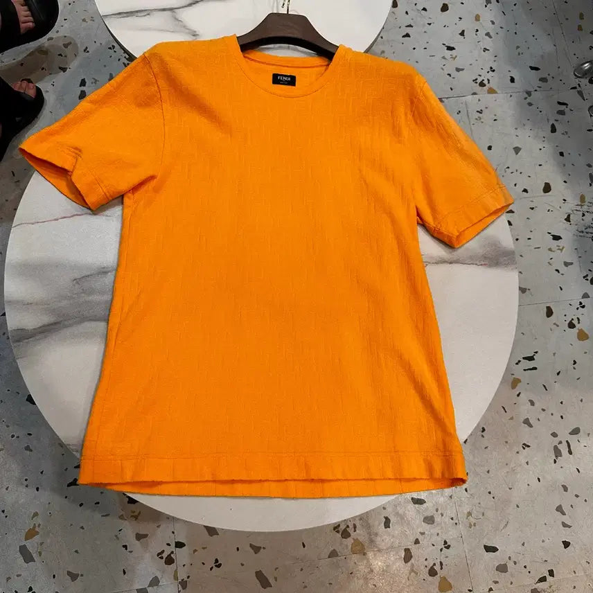 [BUNJANG] Fendi Jacquard FF Logo T-Shirt / 펜디 자카드 FF로고 반팔티