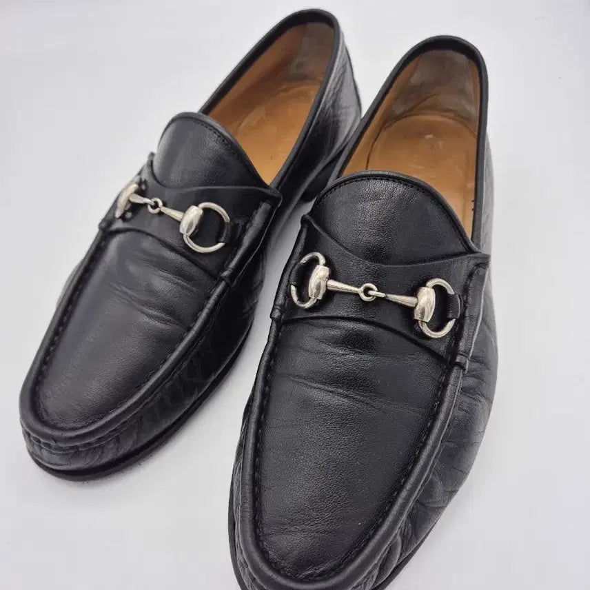 [BUNJANG] Gucci Loafers Black Horsebit Detail Size 270 / 구찌 로퍼 블랙 은장 말발굽 장식270