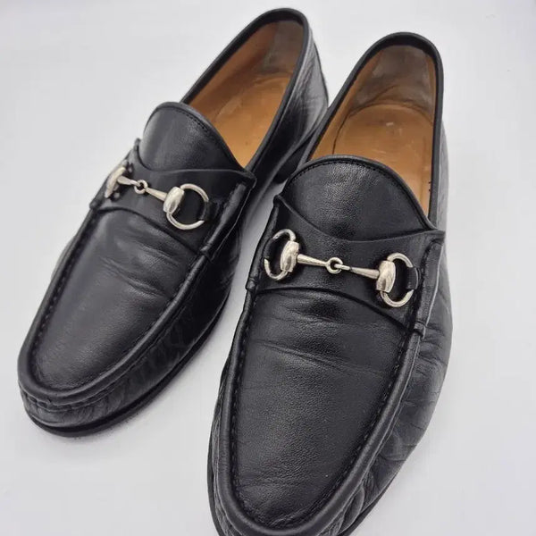 [BUNJANG] Gucci Loafers Black Horsebit Detail Size 270 / 구찌 로퍼 블랙 은장 말발굽 장식270