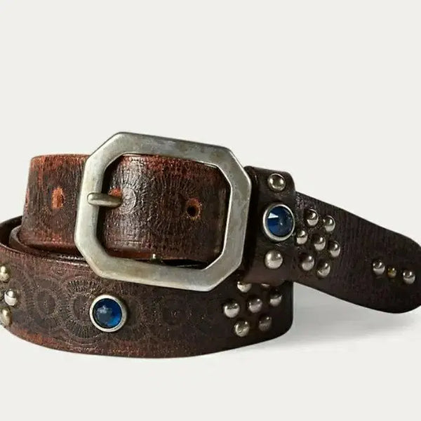 [BUNJANG] RRL RRL Lasko Studded Belt / 더블알엘 rrl 라스코 스터드 벨트 30~38