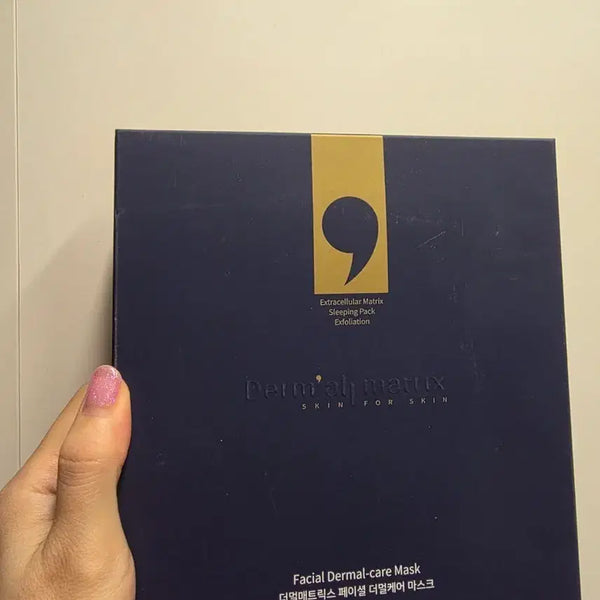 [BUNJANG] The M All Matrix Facial Dermal Care Mask 4 Count / 더멀매트릭스 페이셜 더멀케어 마스크 4개입