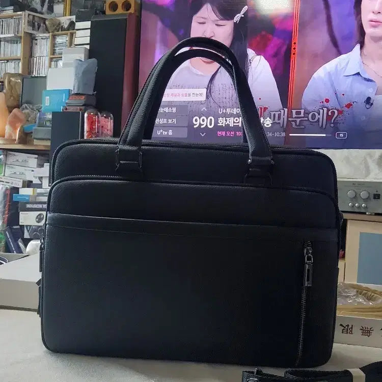 [BUNJANG] Italian Leather Briefcase New / 서류가방 이태리가죽 새것
