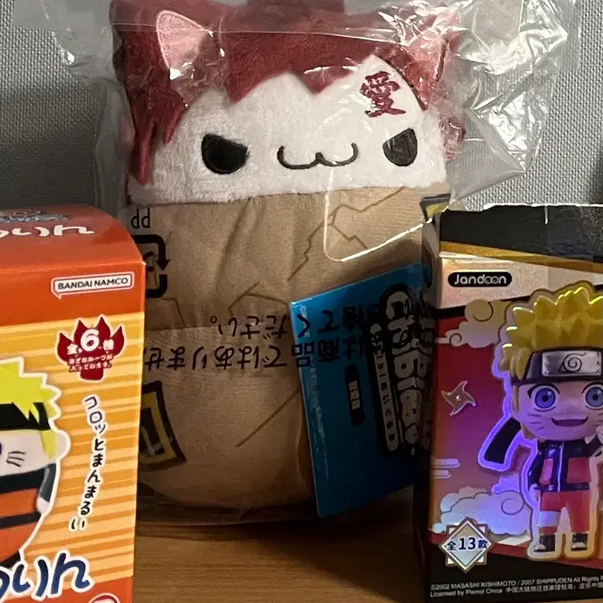 [BUNJANG] Naruto Megacats Plush 14cm Gaara / 나루토 메가캣 누이 14cm 가아라