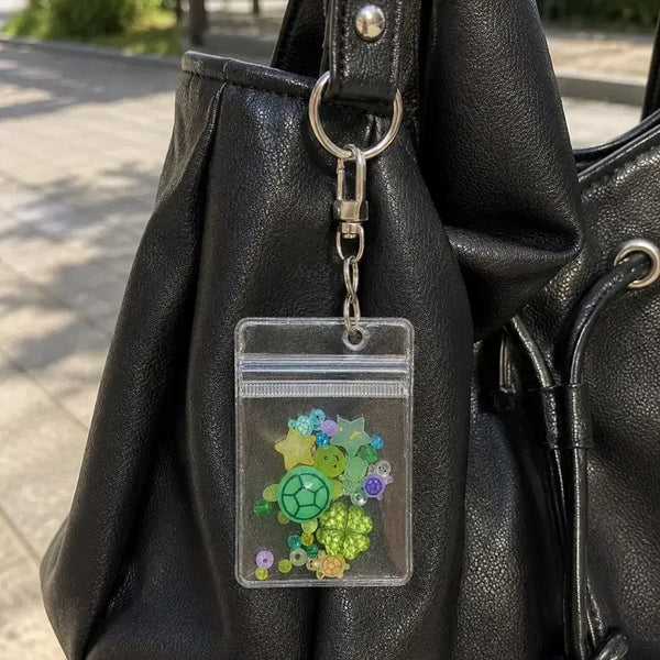 [BUNJANG] Turtle Shaker Keychain Handmade with Lucky Charms / 행운을 담은 거북이 쉐이커 키링 | 오픈특가 7,000원