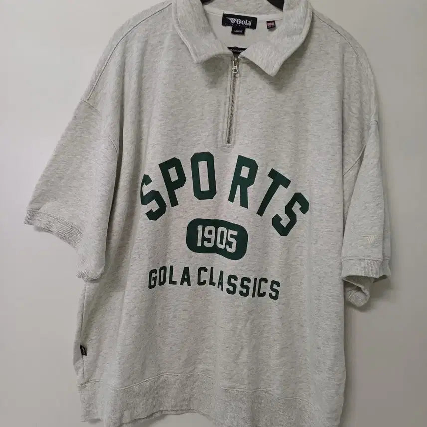 [BUNJANG] Golla Oversized Short-Sleeve Sweatshirt / 골라 오버핏 반팔 맨투맨 (새상품급.오버핏105-110)