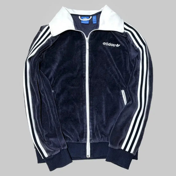 [BUNJANG] Adidas Osaka Velour Velvet Track Jacket / 급전)아디다스 오사카 벨루어 벨벳 져지