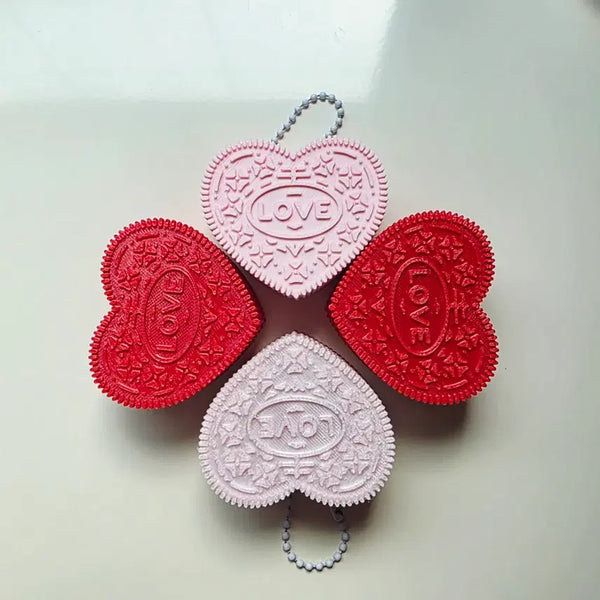 [BUNJANG] Heart Oreo Clicker Keychain / 하트 오레오 클리커 키링
