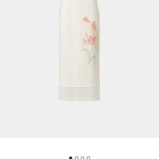[BUNJANG] Newalrin Lotus Satin Long Skirt / 뉴얼린 로터스 새틴 롱 스커트
