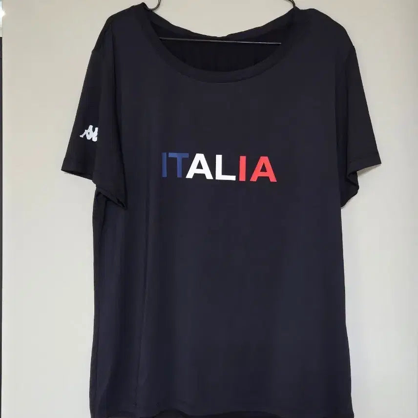 [BUNJANG] Kappa Black Short Sleeve T-Shirt / 2XL)카파 블랙 반팔 티셔츠 110사이즈