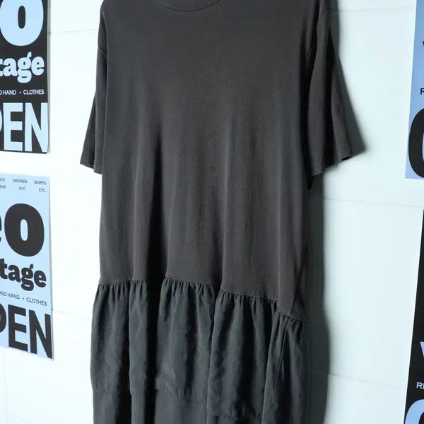[BUNJANG] COS Short Sleeve Dress Charcoal Plain Normcore / W(XS-S) 코스 드레스 원피스 반소매 차콜 무지 놈코어-H35767