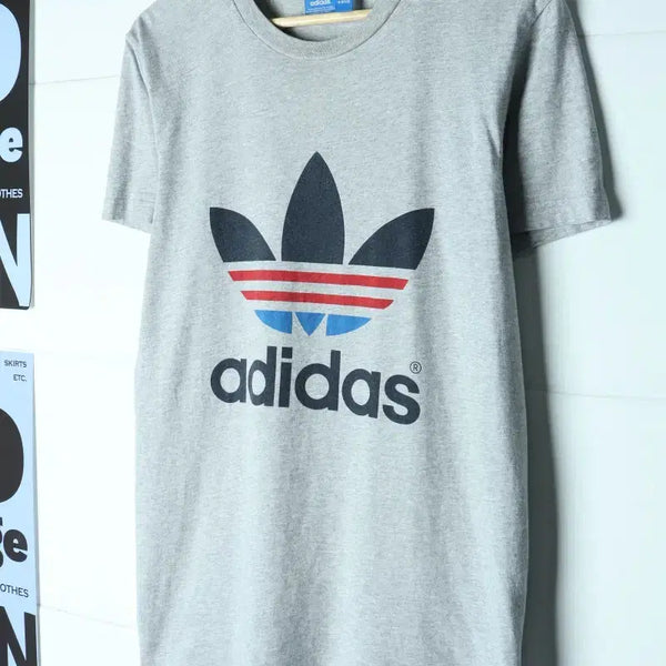 [BUNJANG] Adidas Originals Big Logo T-Shirt Grey / (M-XL) 아디다스 반팔 티셔츠 오리지널 빅로고 그레이-H35776