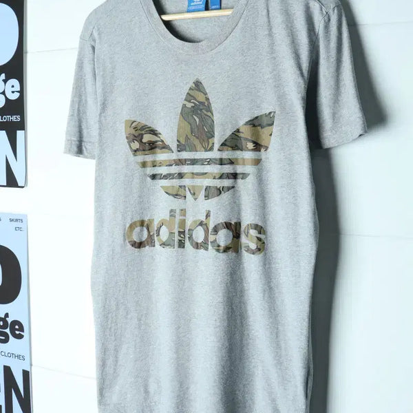 [BUNJANG] Adidas Originals Camo Big Logo T-Shirt Real Tree XL / (XL) 아디다스 반팔 티셔츠 오리지널 카모 빅로고 리얼트리-H35777