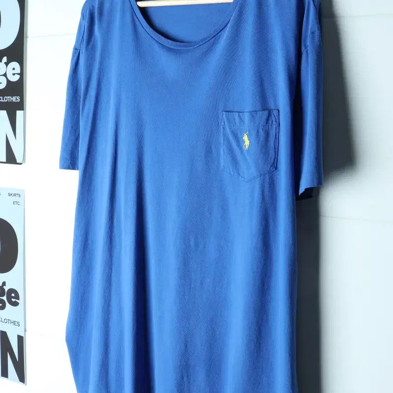 [BUNJANG] Polo Ralph Lauren Men's Big & Tall T-Shirt with Pocket (2XL-3XL) / (2XL-3XL) 폴로 랄프로렌 반팔 티셔츠 빅사이즈 포켓-H35783
