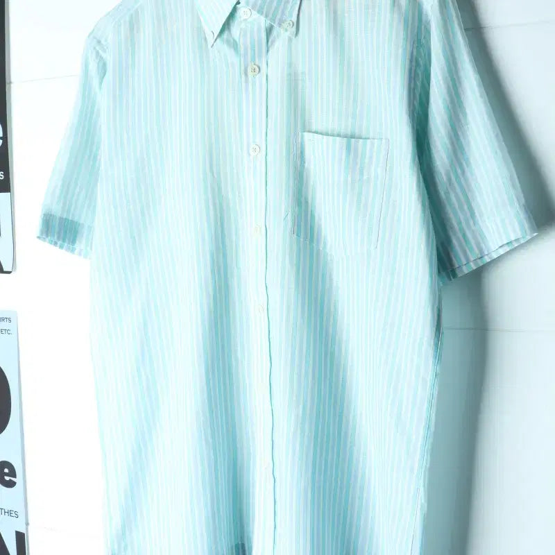 [BUNJANG] Givenchy Striped Short Sleeve Polo T-Shirt / (L-XL) 지방시 반팔 카라 티셔츠 셔츠 남방 스트라이프-H35786