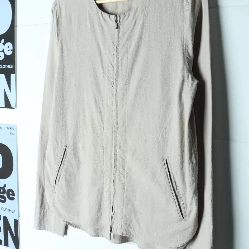 [BUNJANG] Zara Zip-Up Windbreaker Jacket Khaki - H35792 / (L-XL) 자라 집업 바람막이 점퍼자켓 카라리스 블루종-H35792