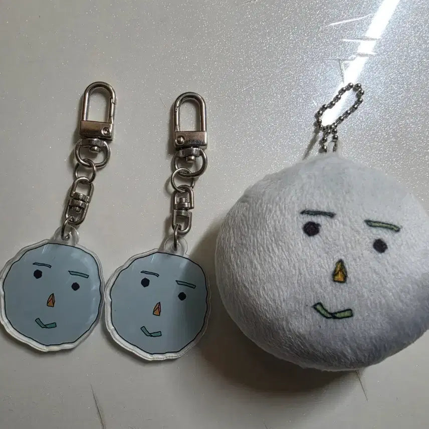 [BUNJANG] YouTuber Schumalko Character Keyring Set (2 Standard, 1 Plush) / 유튜버 슈말코 키링 3개 (일반/폭신)