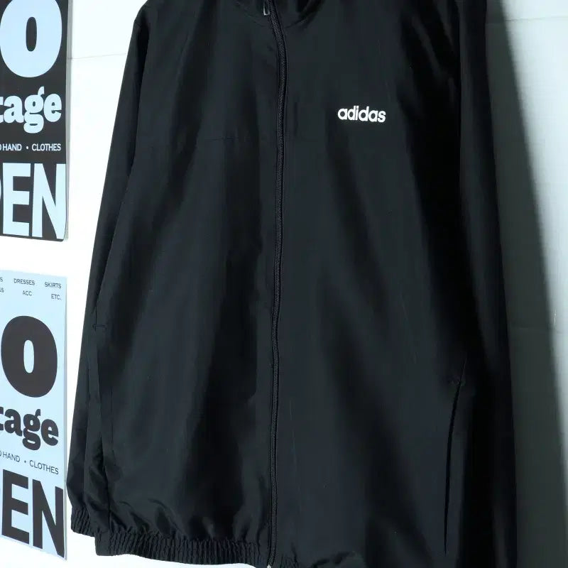 [BUNJANG] Adidas Lightweight Windbreaker Zip-Up Jacket (2XL) / (2XL) 아디다스 집업 바람막이 점퍼자켓 빅사이즈 경량-H35692