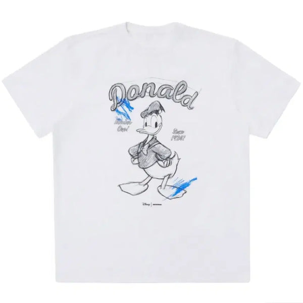 [BUNJANG] Ader Error x Disney Collaboration T-Shirt (Off White) / 아더에러 디즈니 콜라보 티셔츠 XL (Disney T-Shirt 01 Off White)