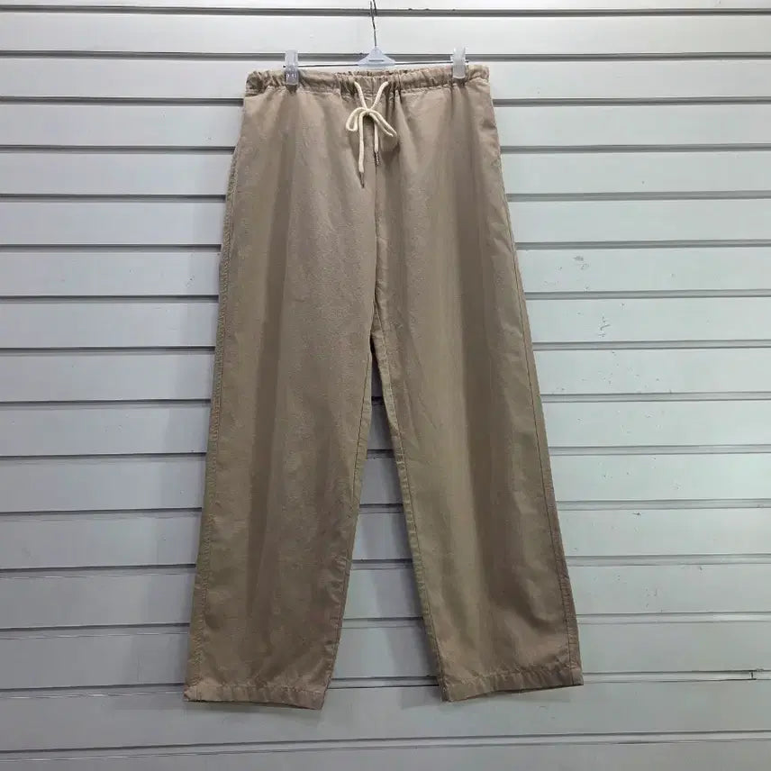 [BUNJANG] Beige Cotton Women's Banding Pants / 베이지 면 여성 밴딩바지 66/보물찾기천사