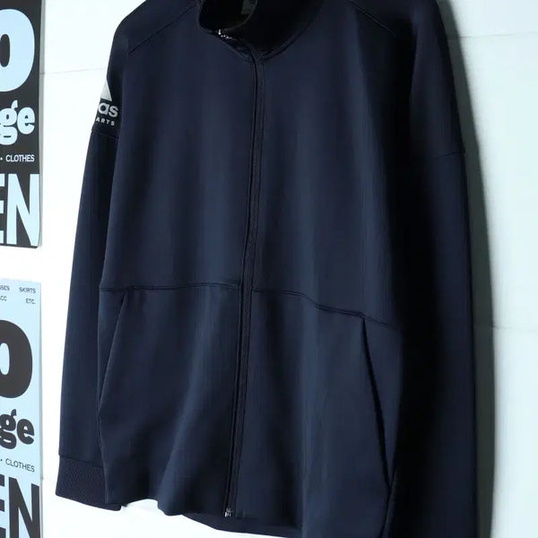 [BUNJANG] Adidas Full Zip Windbreaker Track Jacket Jersey - H35704 / (L-XL) 아디다스 집업 바람막이 점퍼자켓 트랙탑 져지-H35704