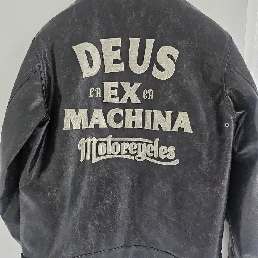 [BUNJANG] Deus Ex Machina Friend Rider Leather Jacket L / 데우스 라이더 프렌드 가죽자켓L