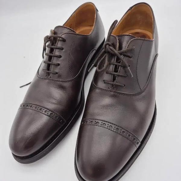 [BUNJANG] Berwick Oxford Shoes Men's Brown / 버윅 구두 남성 구두 옥스포드  브라운