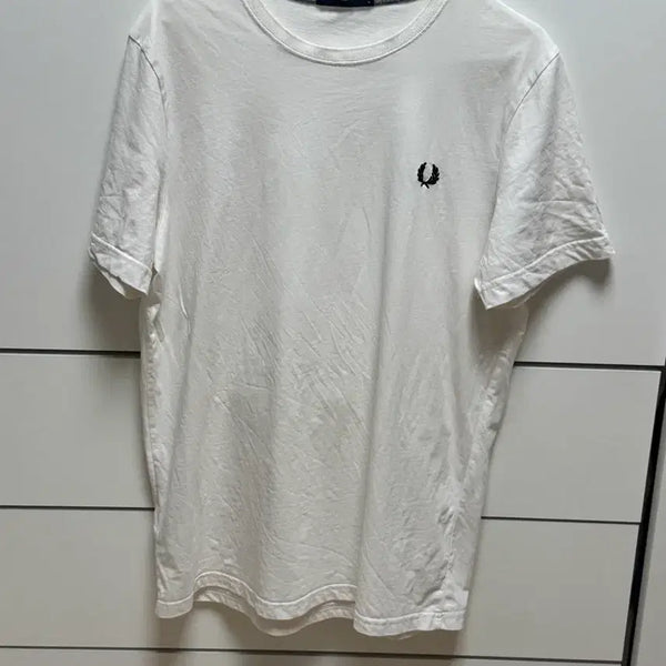 [BUNJANG] Fred Perry White Short Sleeve T-Shirt M / 프레드페리 반팔 티 M