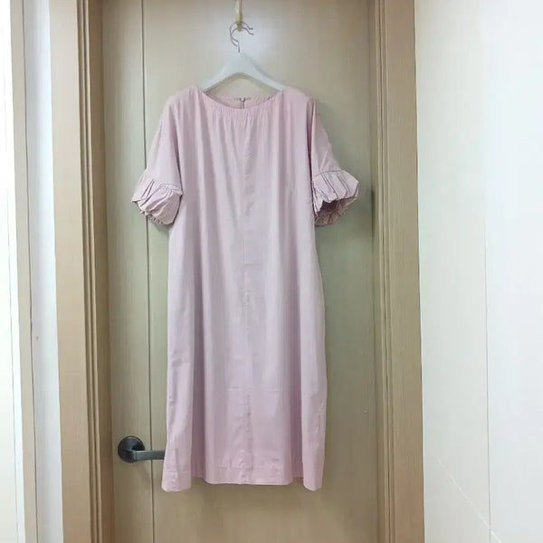 [BUNJANG] She's Miss Linen Ruffle Dress / 쉬즈미스 린넨 러플 원피스