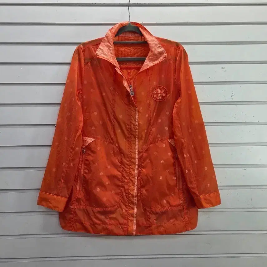 [BUNJANG] Lightweight Windbreaker Jacket Women's Orange / 오렌지톤  경량 바람막이 여성점퍼 66/보물찾기천사
