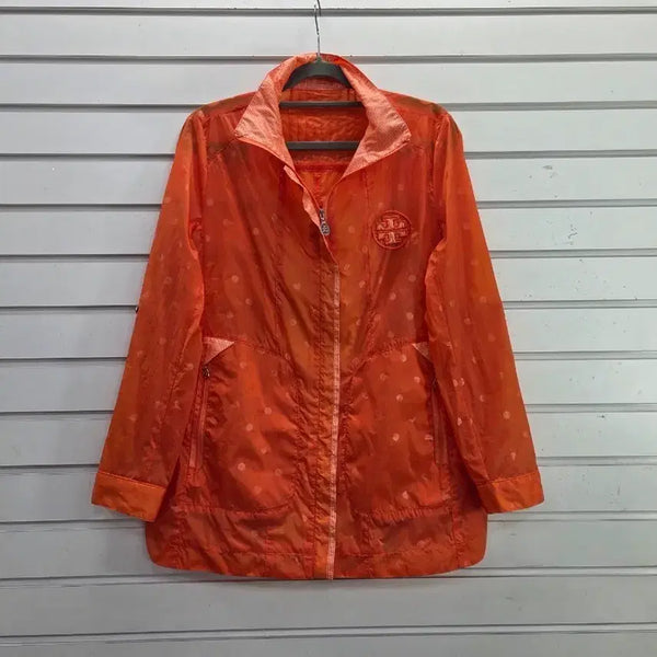 [BUNJANG] Lightweight Windbreaker Jacket Women's Orange / 오렌지톤  경량 바람막이 여성점퍼 66/보물찾기천사