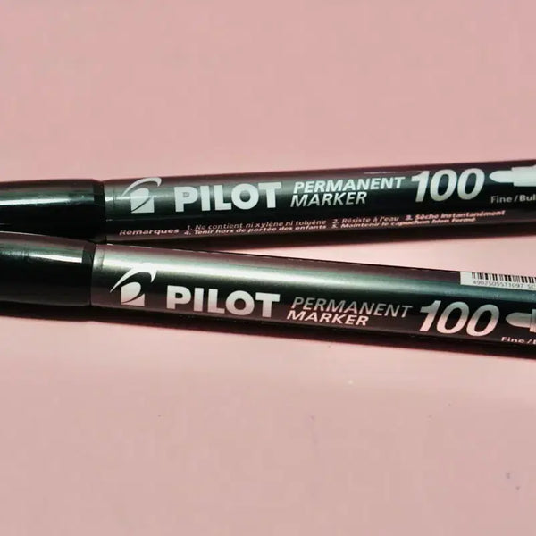 [BUNJANG] PILOT Permanent Marker Medium Round Tip Bundle Set (43 Count) / PILOT 파이롯트 마커 퍼머넌트 100 중자 둥근심 43개 일괄 세트