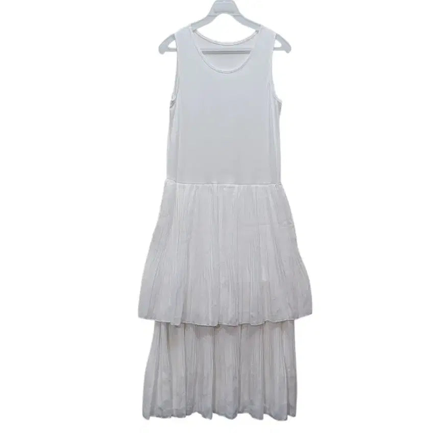 [BUNJANG] Luxury Brand White Layered Dress / 노라벨 고급브랜드 화이트 캉캉 원피스